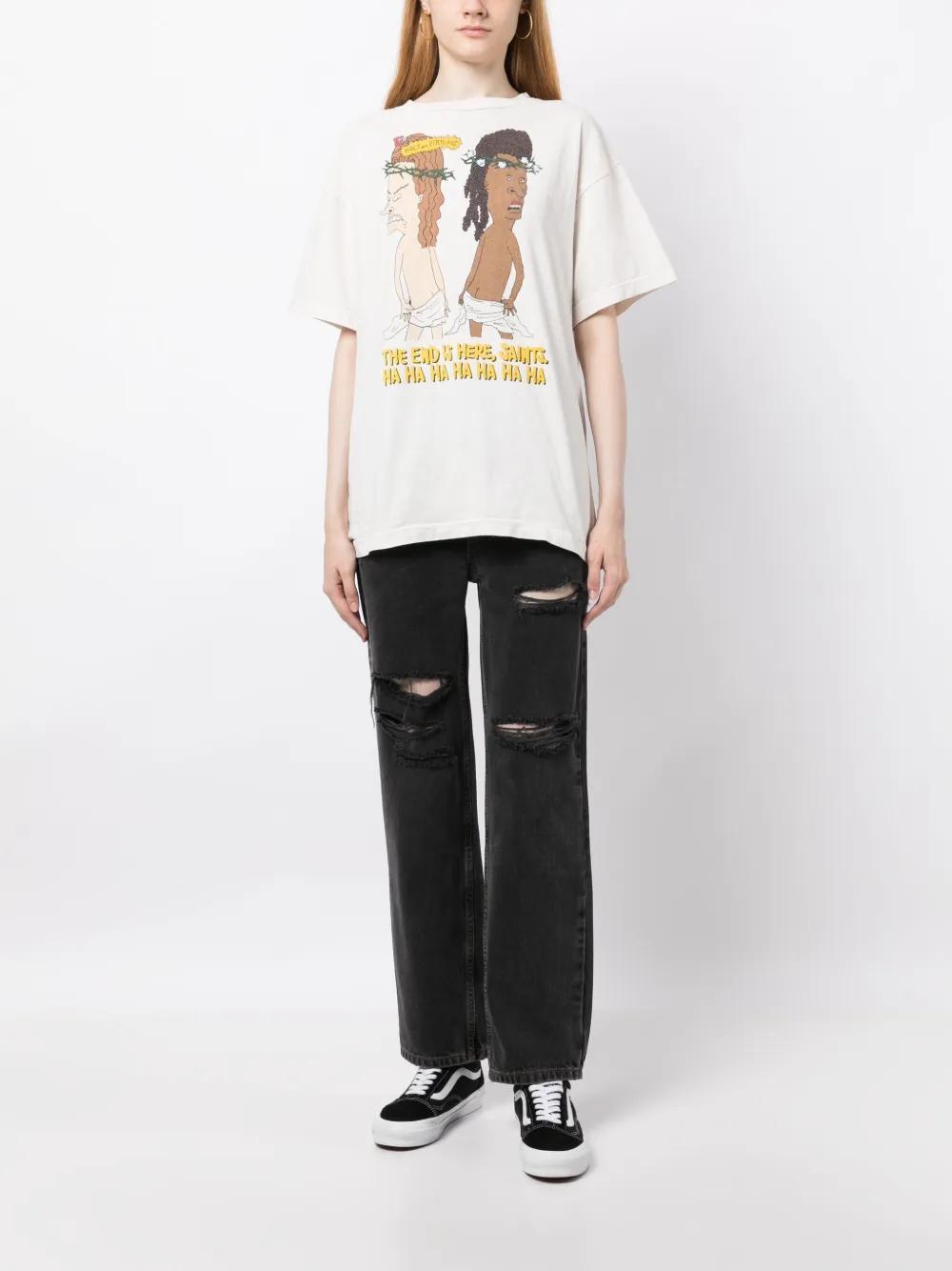graphic-print cotton T-shirt Product Image