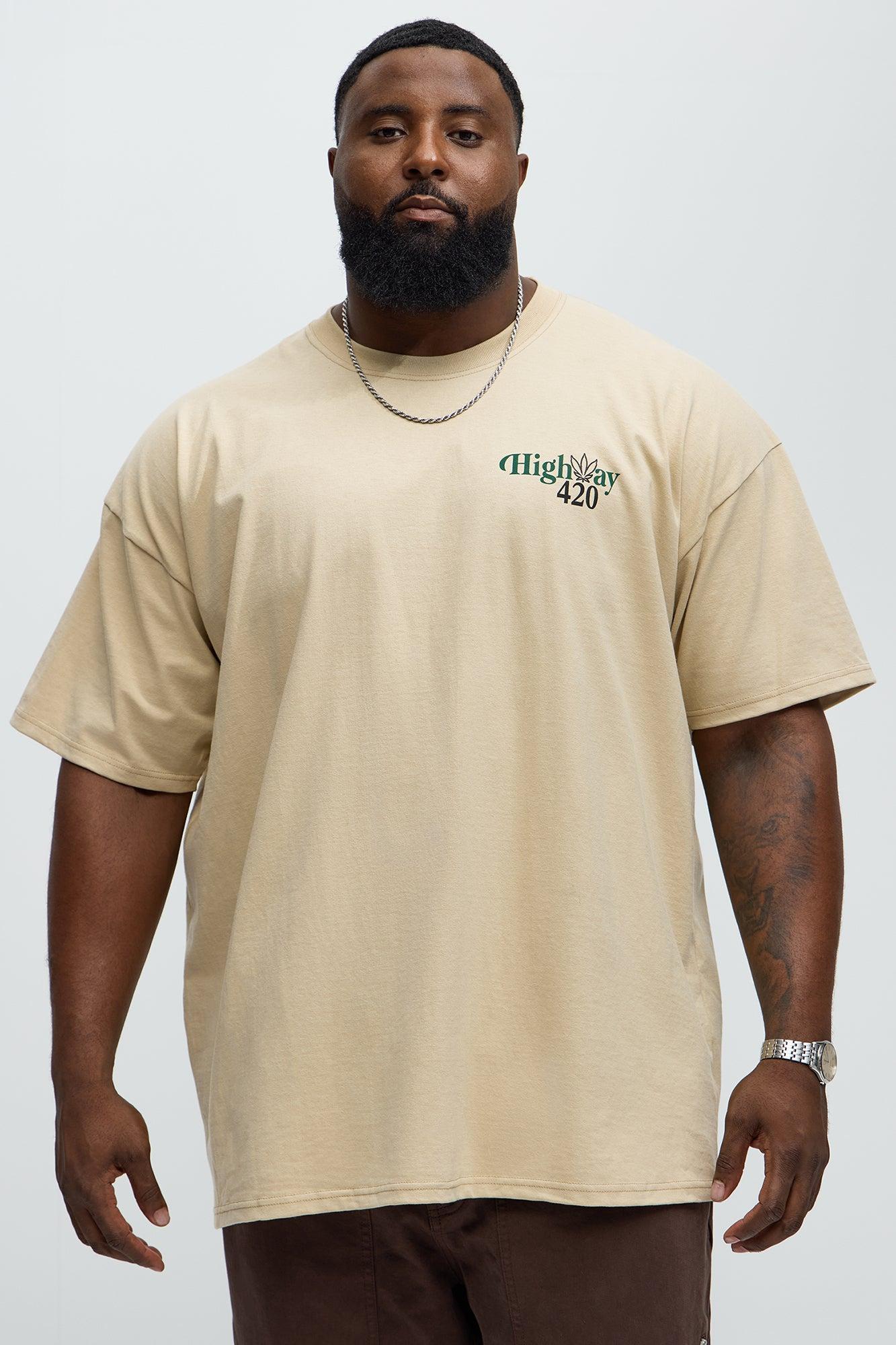 Light Up The World Oversized Short Sleeve Tee - Sand Product Image