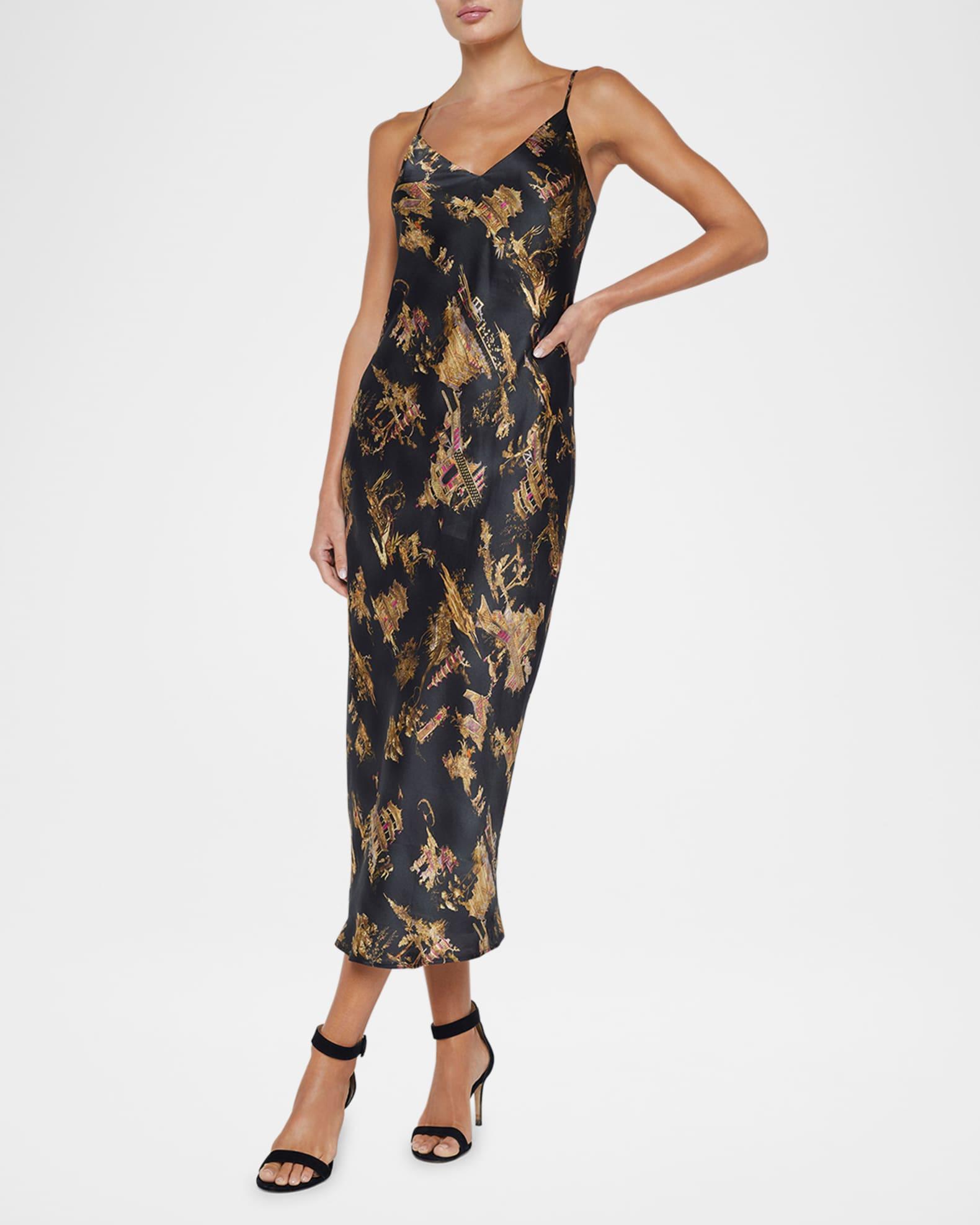 Seridie Mid-Length Slip Dress Product Image