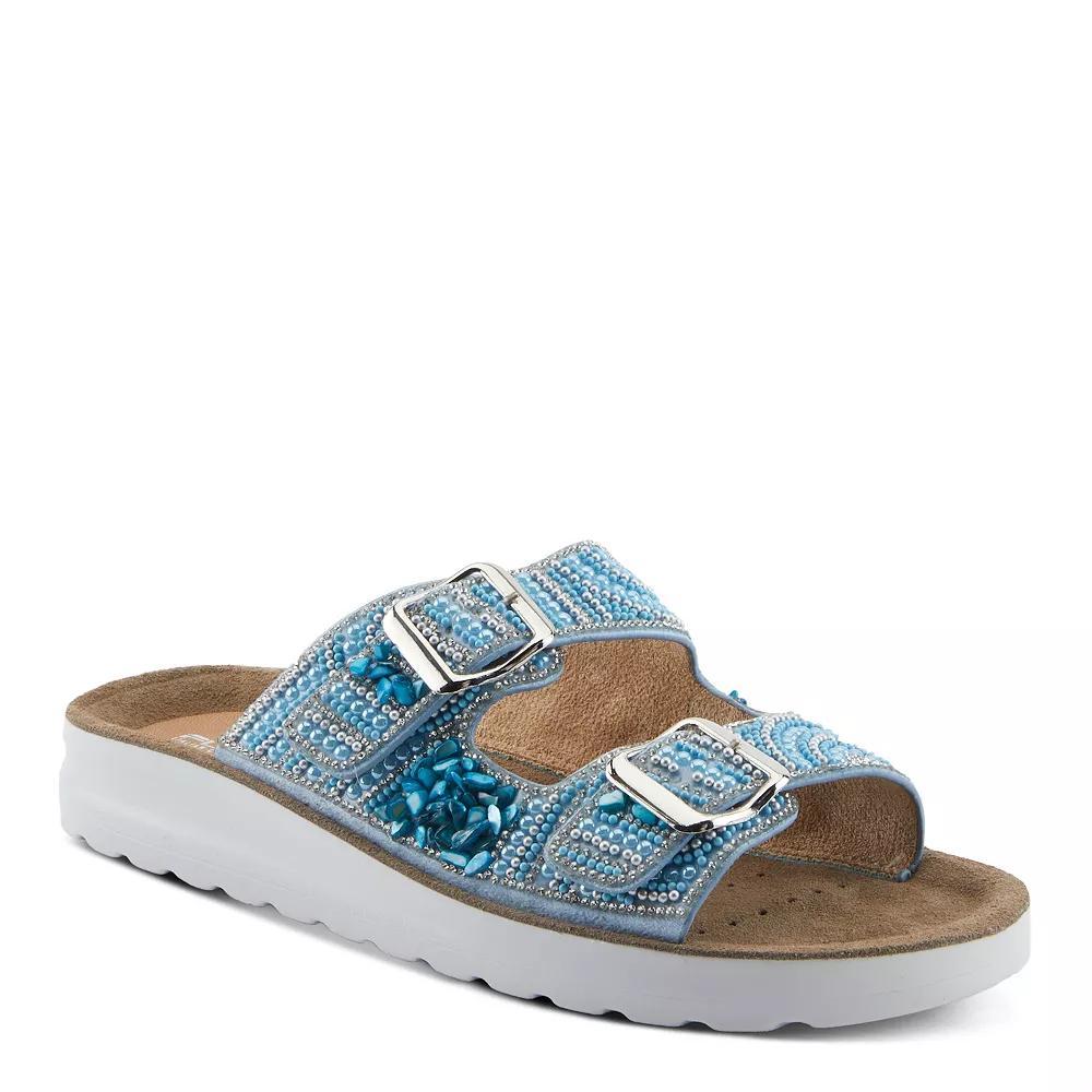 Flexus by Spring Step Cytheria Women's Slide Sandals, Size: 39, Blue Team Product Image