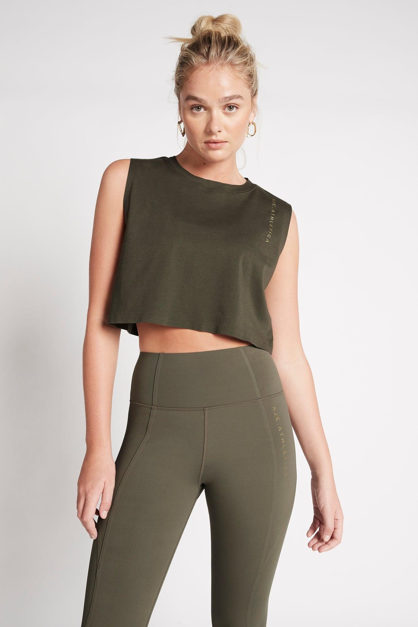 Cropped Embossed Signature Logo Tank 112 Product Image