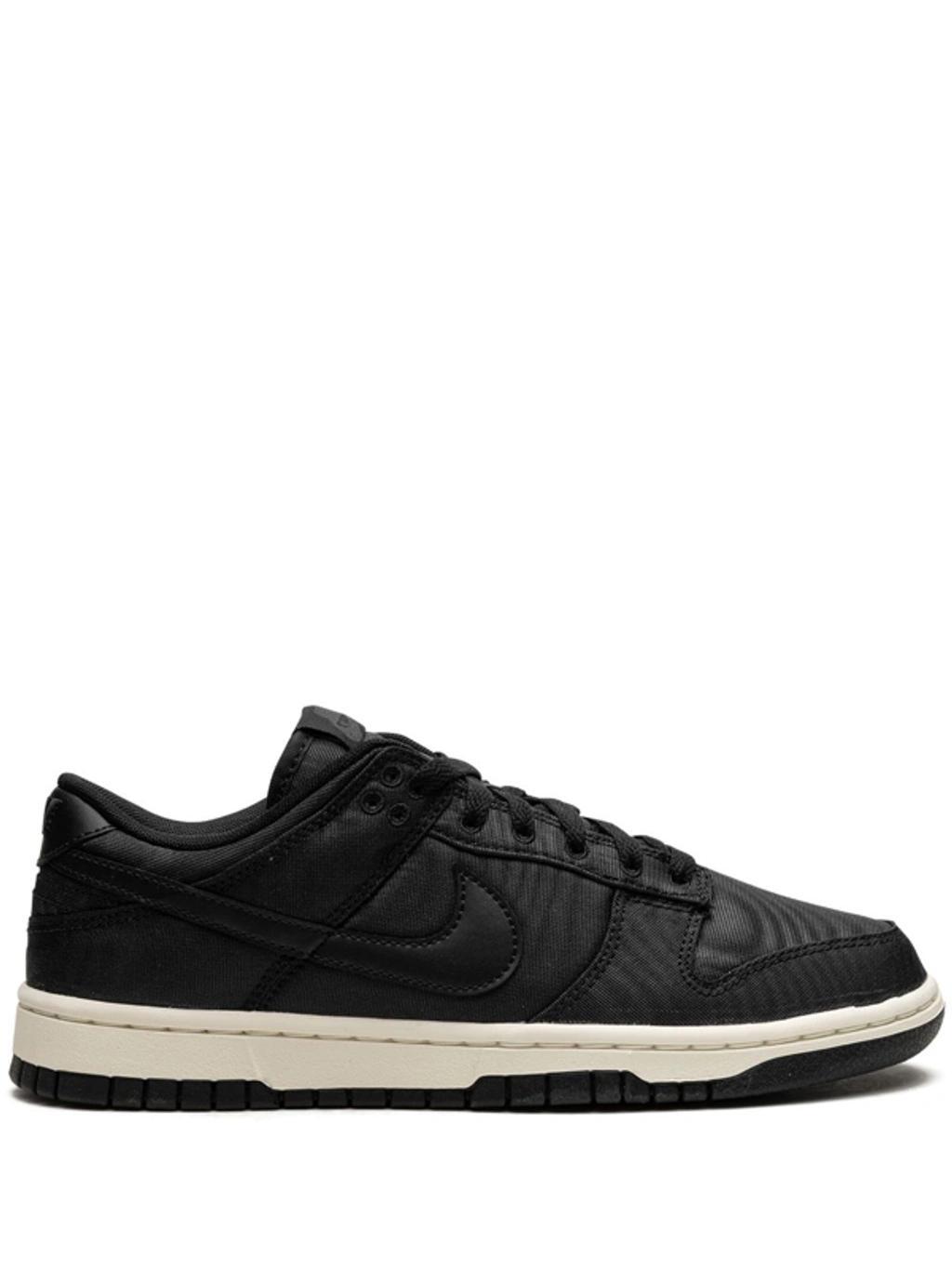 NIKE Black Dunk Low Retro Prm Sneakers Product Image