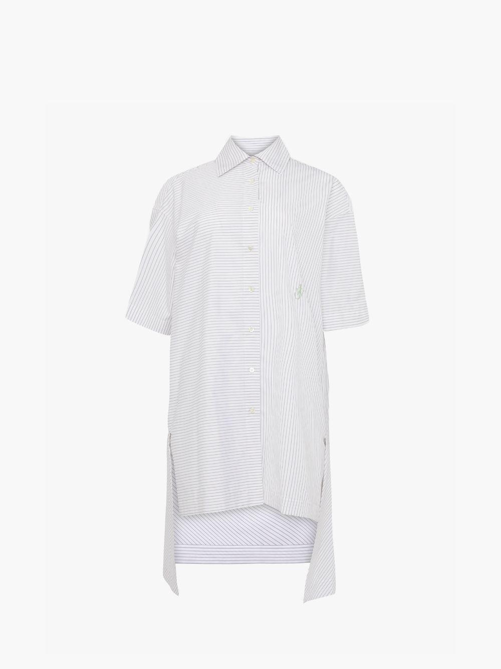 STEPPED HEM SHIRT DRESS in grey | JW Anderson US  Product Image