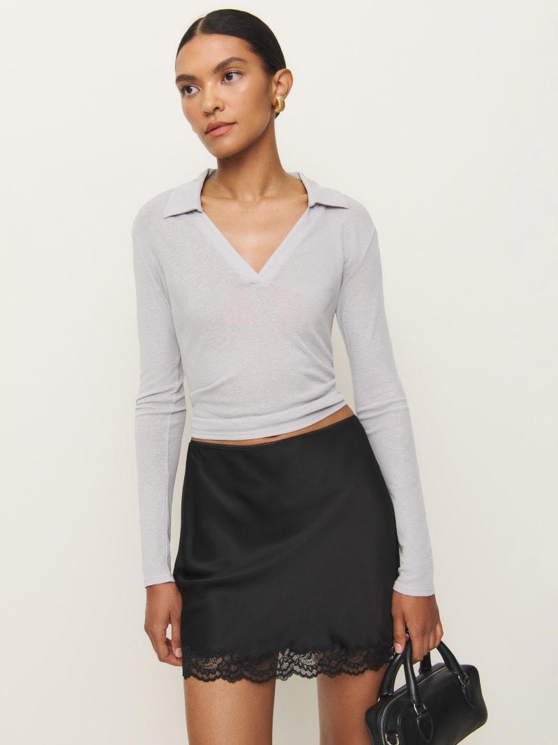 Neera Satin Skirt Product Image