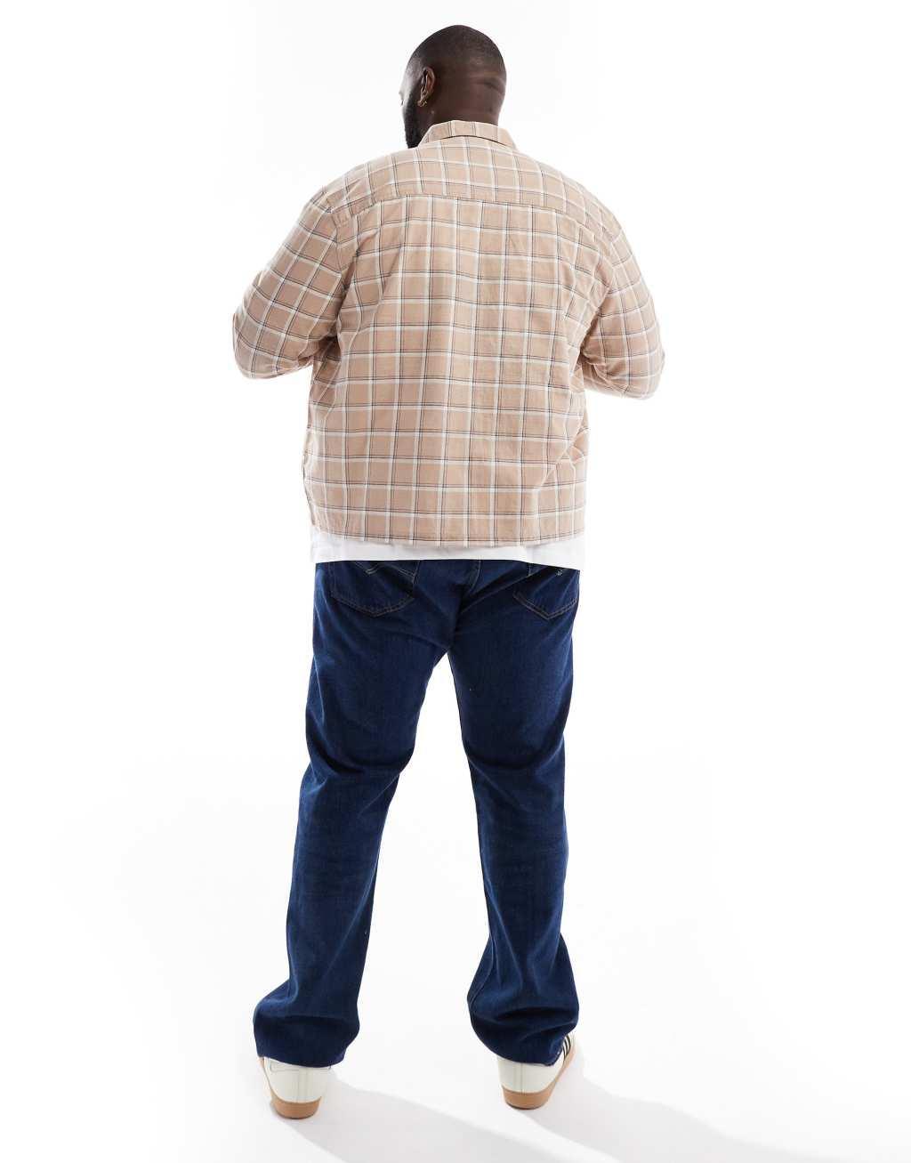 Levi's Big & Tall 501 Original straight fit jeans in mid wash Product Image
