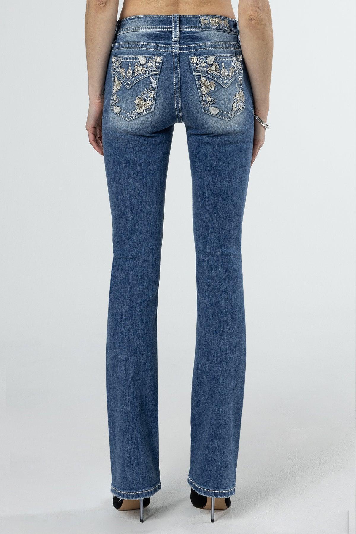 Floral Bloom Bootcut Jeans Product Image