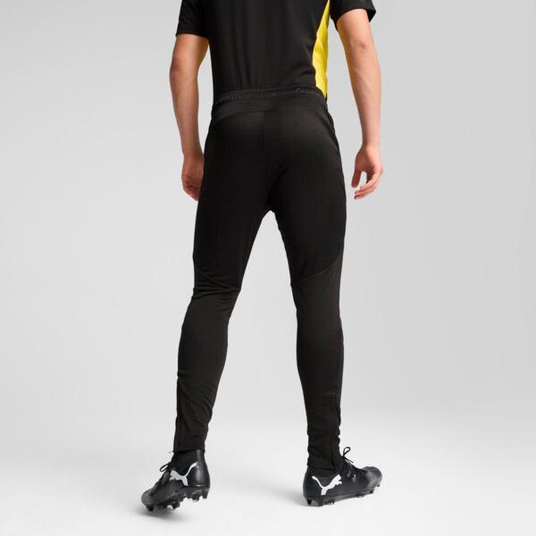 PUMA Borussia Dortmund Men's Training Pants in Black/Faster Yellow Product Image