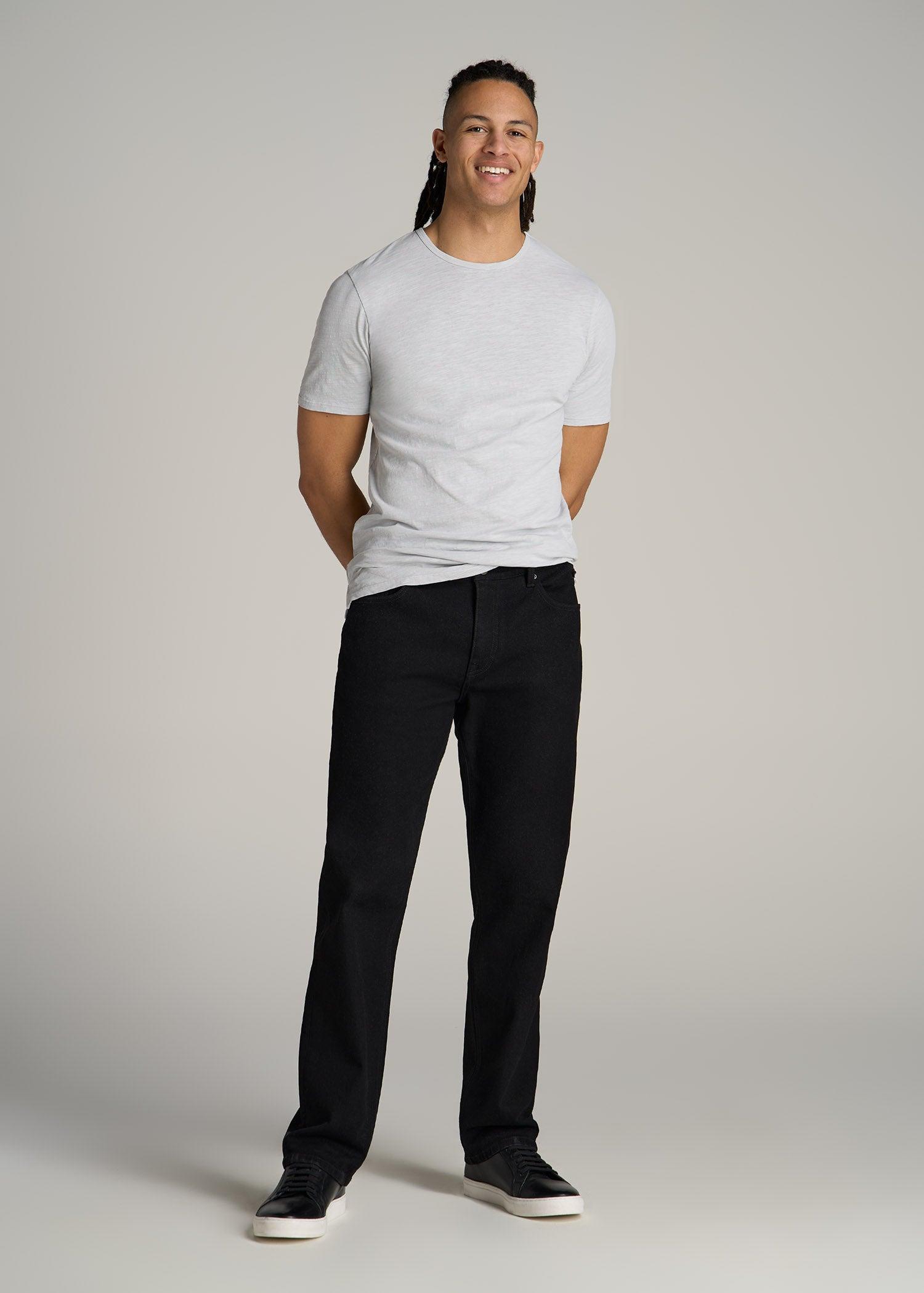 REGULAR-FIT Slub Tee in Navy - Tall Men's Shirts Product Image