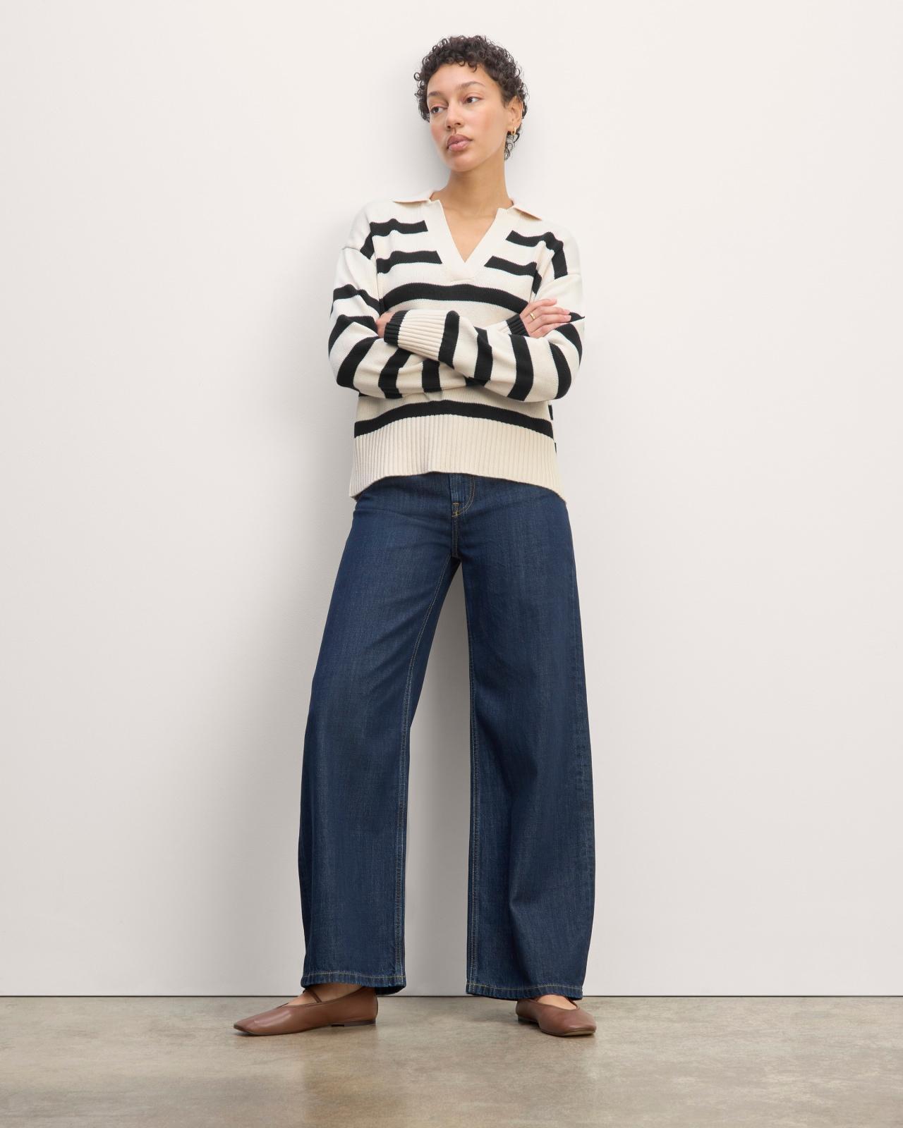 The Boxy Polo in Everyday Cotton Product Image