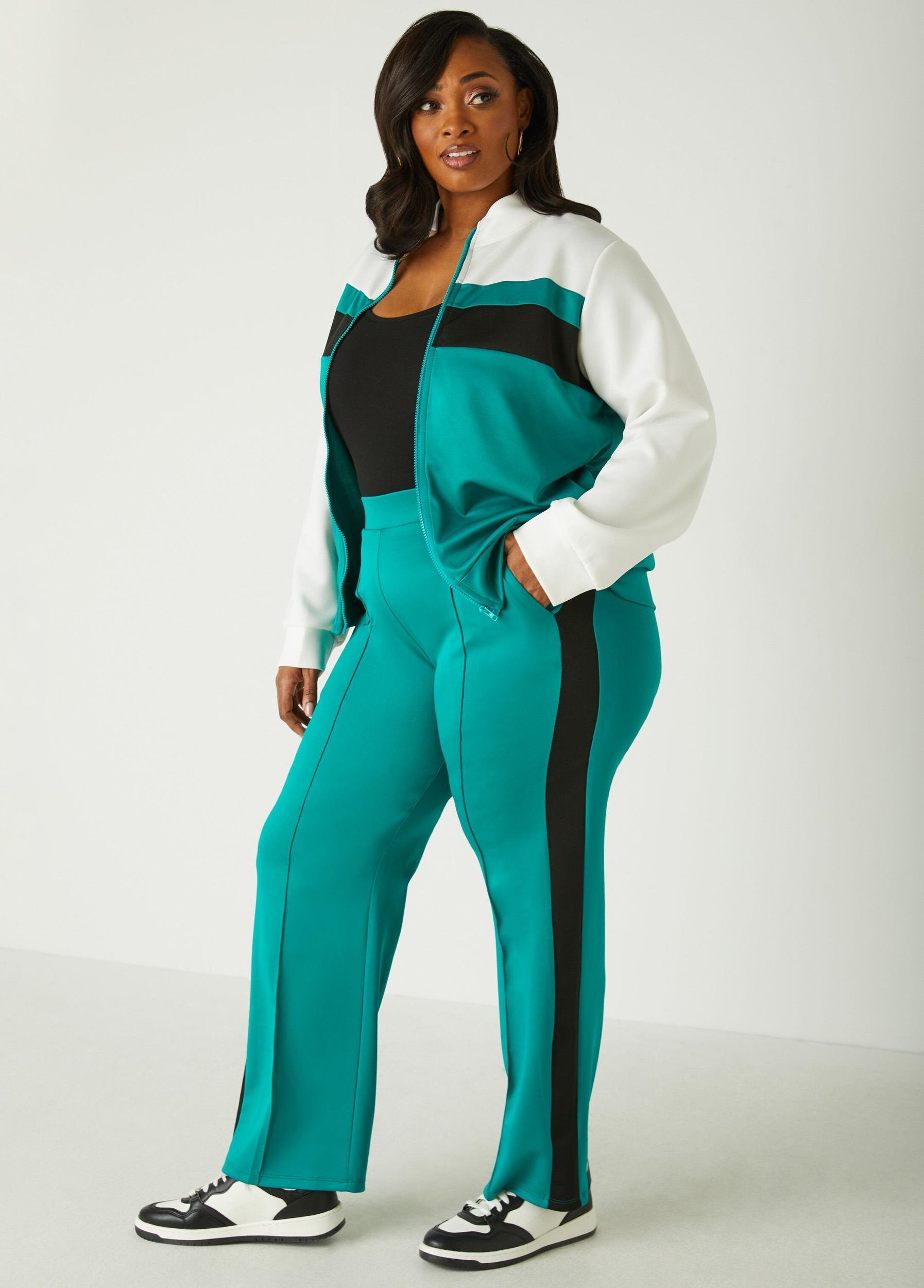 Colorblock Zip Front Track Jacket Product Image