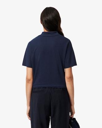 Relaxed Fit Fluid Piqué Polo Shirt Product Image