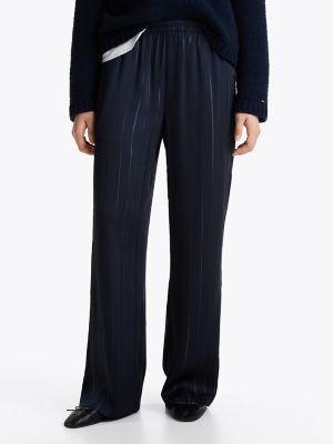 Metallic Stripe Pull-On Pant Product Image