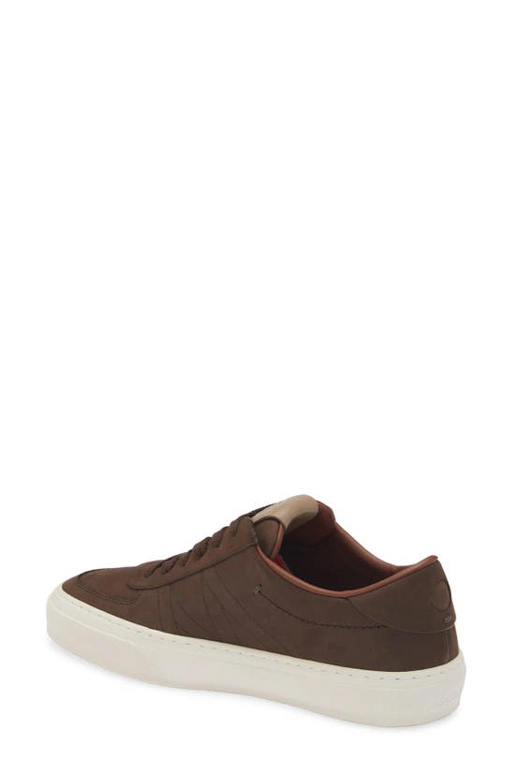 MONCLER Monclub Low Top Sneaker In Brown Product Image