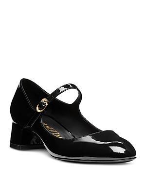Womens Vivienne 35MM Leather Mary Jane Pumps Product Image