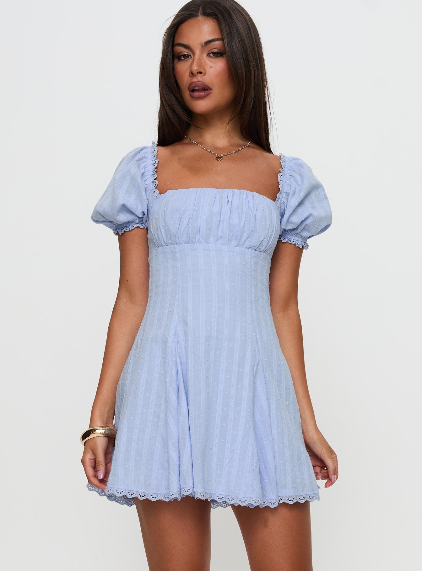 Rabatia Mini Dress Blue Product Image