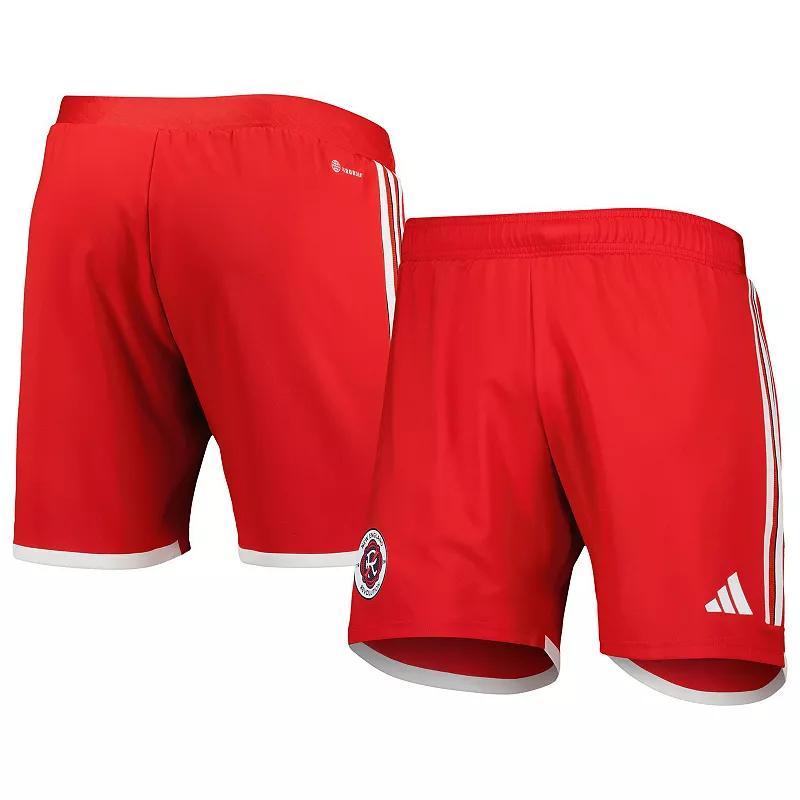 Men's adidas Red New England Revolution 2023 Away AEROREADY Authentic Shorts, Size: 2XL, Ner Red Product Image