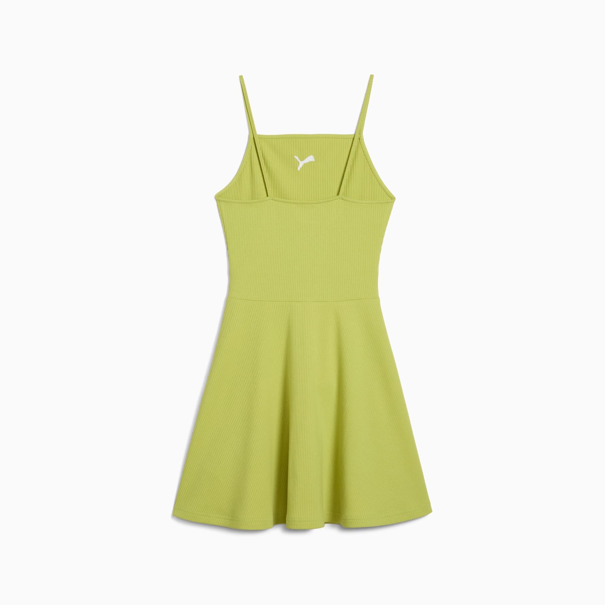 WARDROBE ESSENTIALS Women's Ribbed Flared Short Dress Product Image
