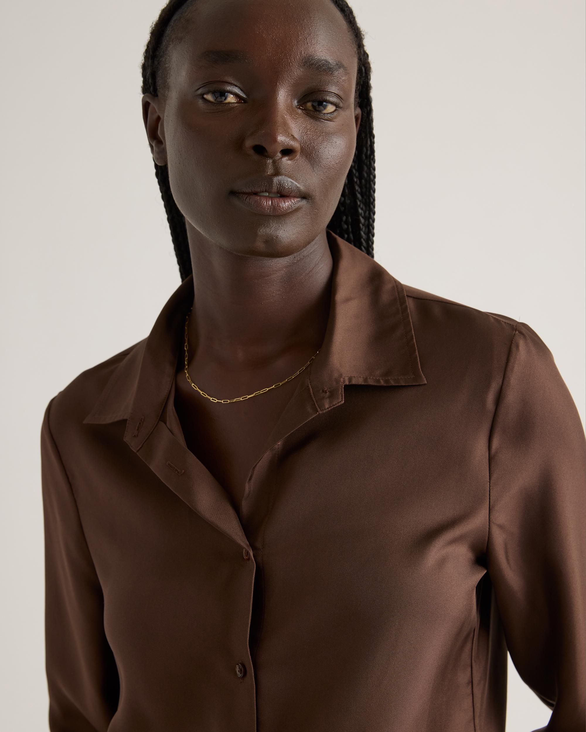 Quince | Women's 100% Silk Twill Blouse Product Image
