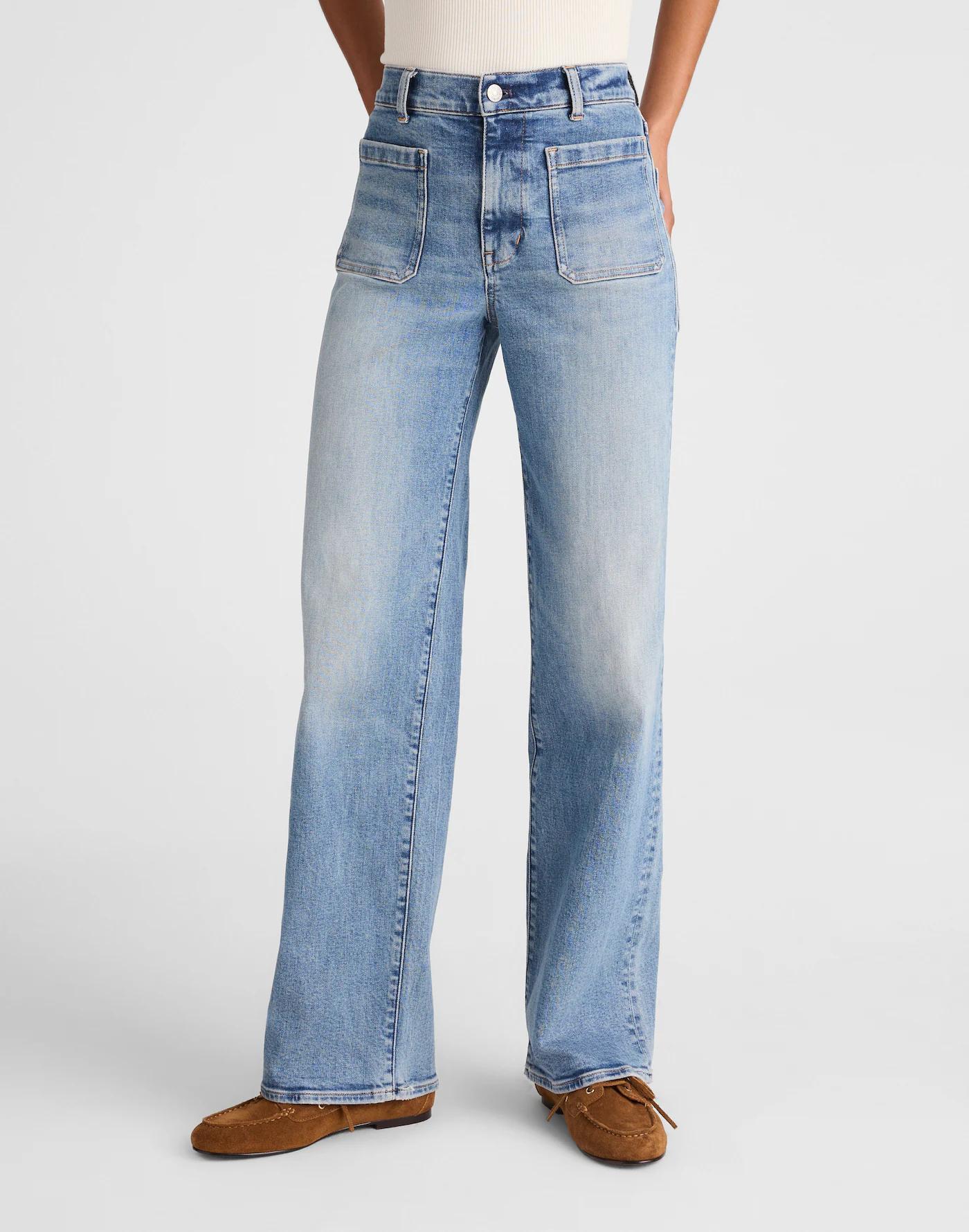 The Emmett Wide-Leg Jean in Atlin Wash Product Image