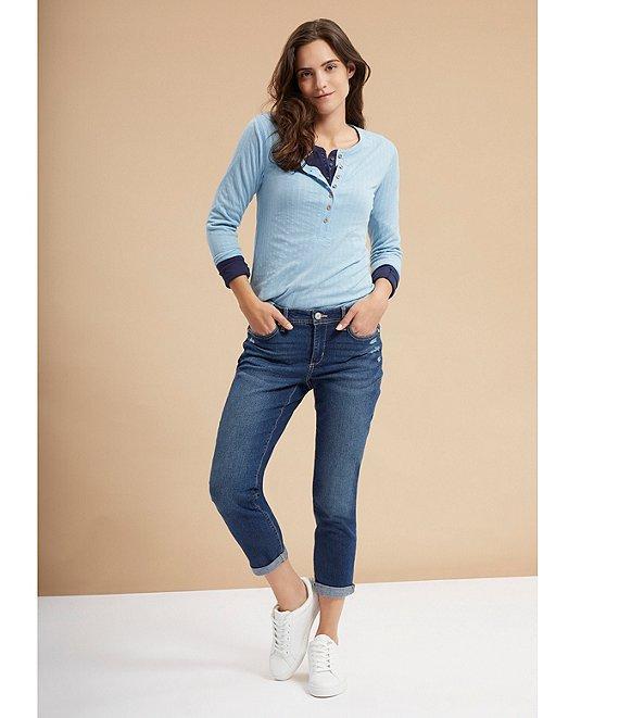 Code Bleu Rolled Cuff Weekend Jeans Product Image
