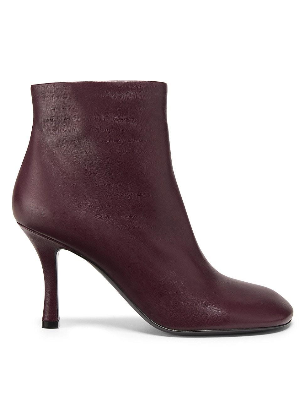 Baby Leather Stiletto Ankle Booties Product Image