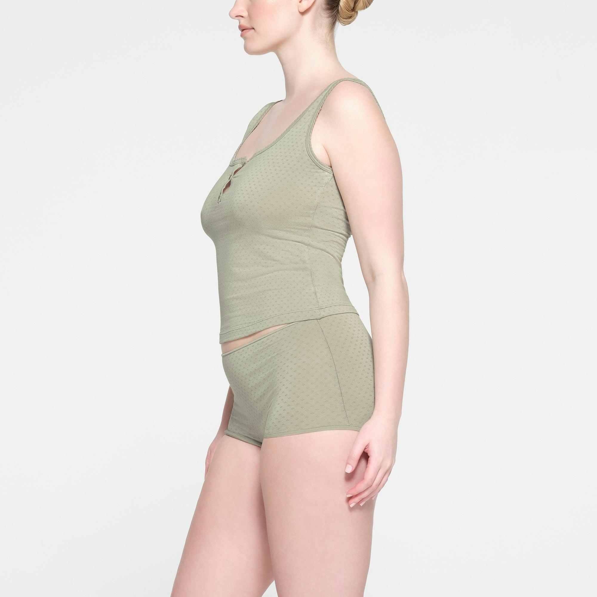 MICRO POINTELLE SCOOP BRALETTE | TALC Product Image
