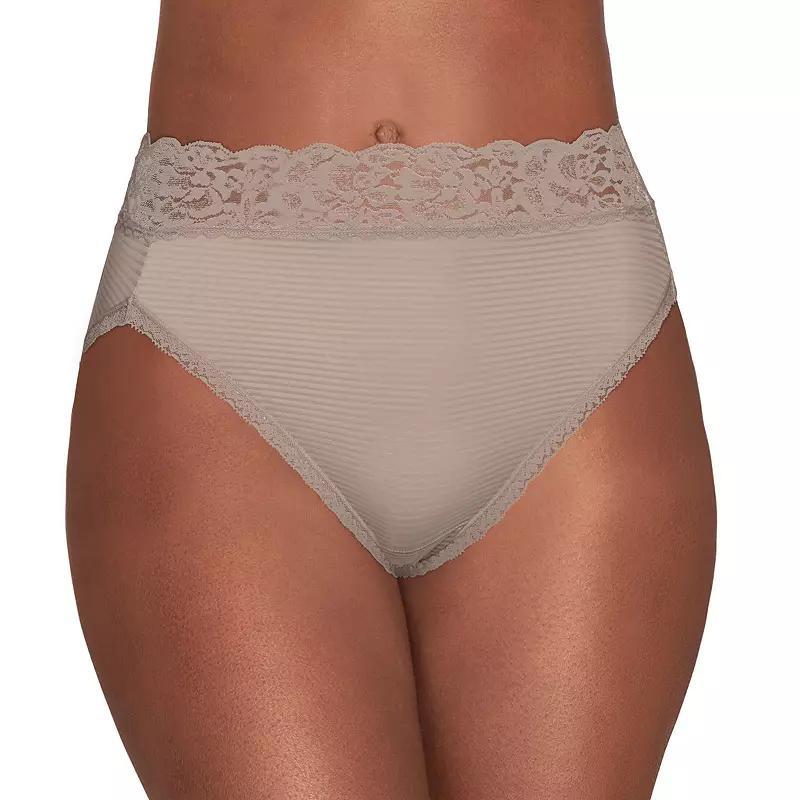 Womens Vanity Fair Lingerie Flattering Lace Hi-Cut Panty 13280 Product Image