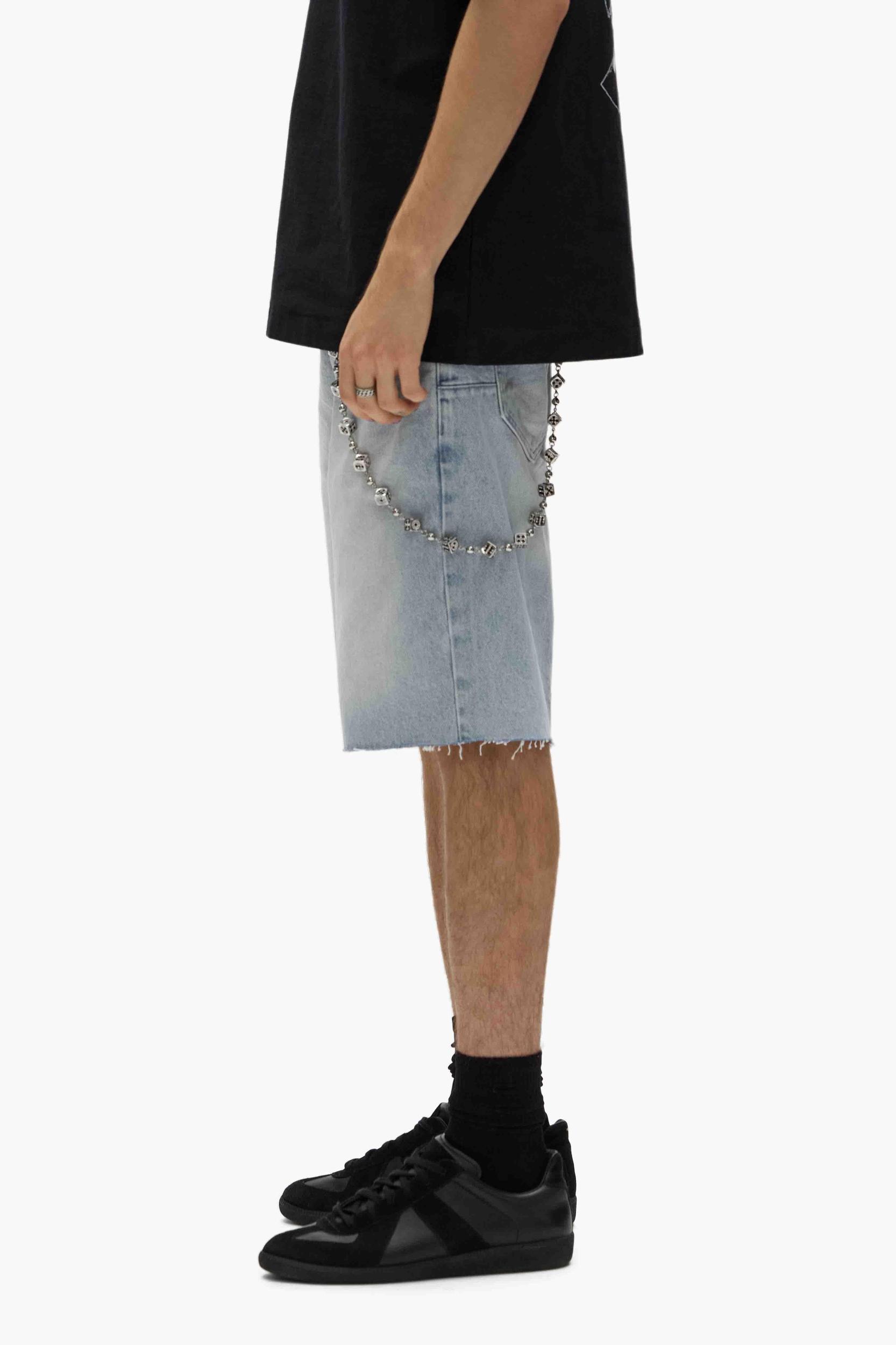 P059 Ciel Blue Shorts Male Product Image