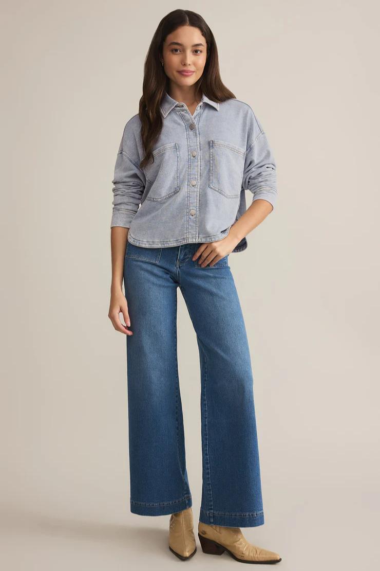 All Day Cropped Knit Jacket Product Image