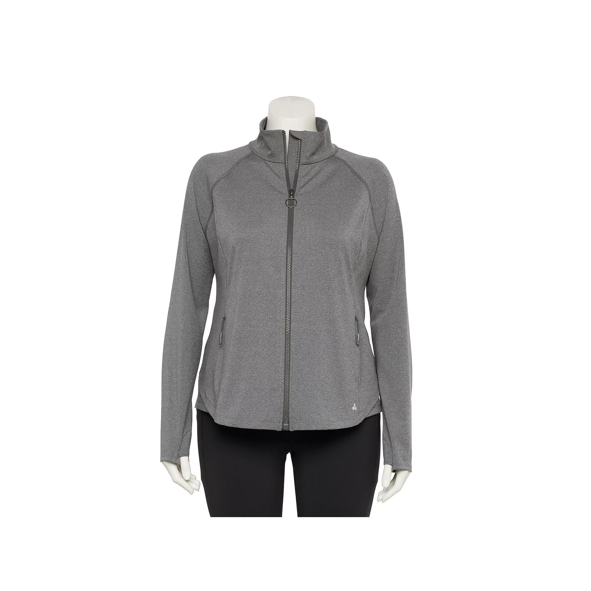 Plus Size Tek Gear® Adaptive Ultrastretch Performance Jacket, Women's, Size: 1XL, Grey Product Image