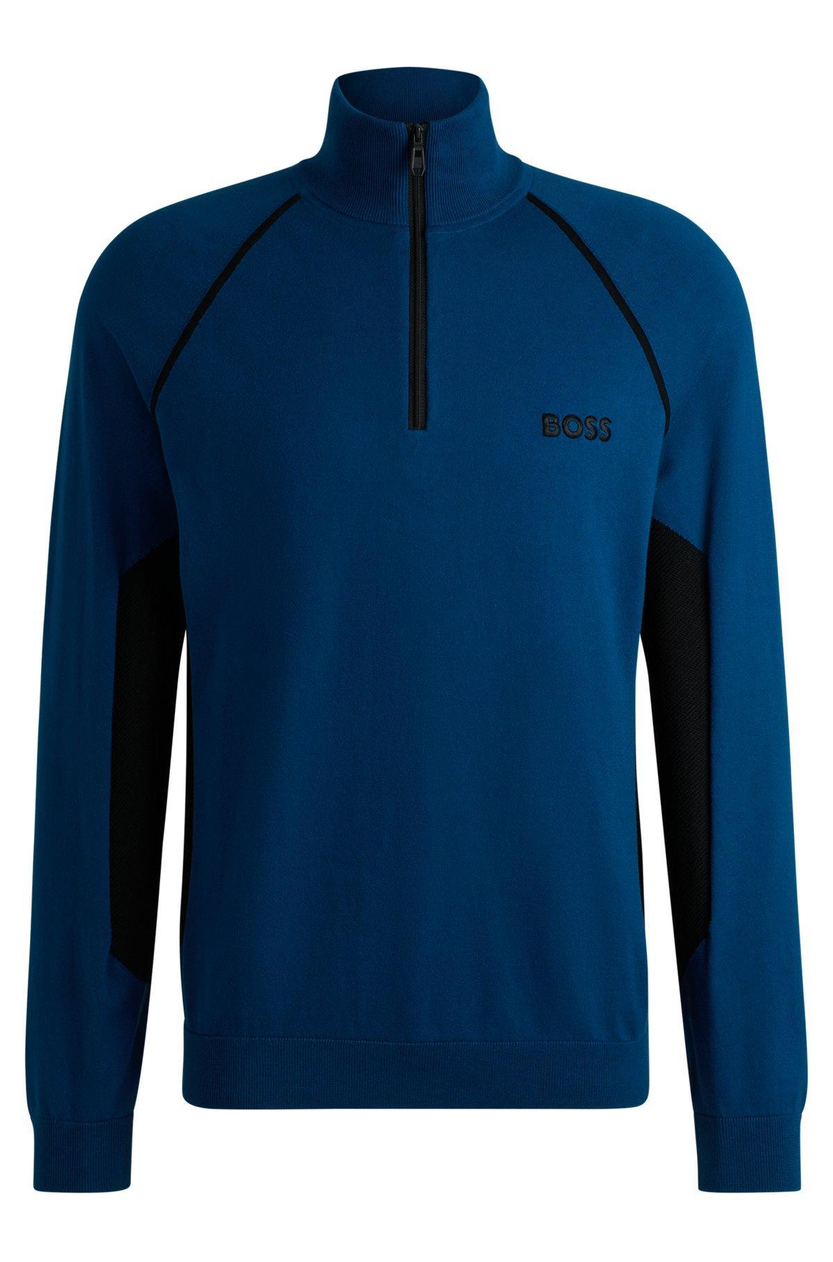 Sweater with color-blocking and logo Product Image