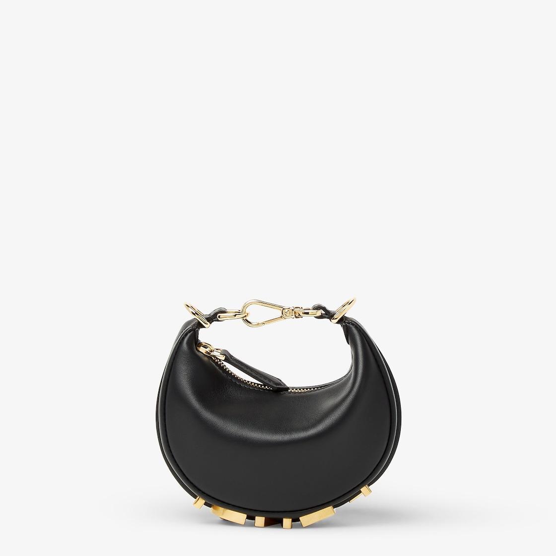 Nano FendigraphyBlack leather charm Product Image