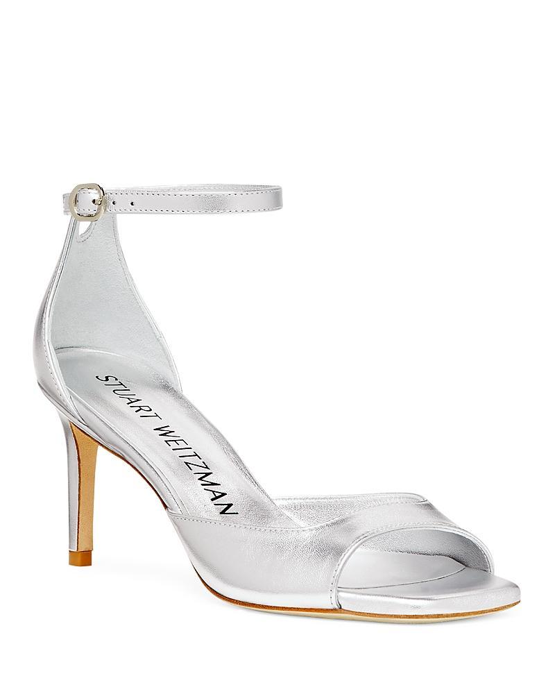 Stuart Weitzman Womens Nudistia 75 Ankle Strap High Heel Sandals Product Image