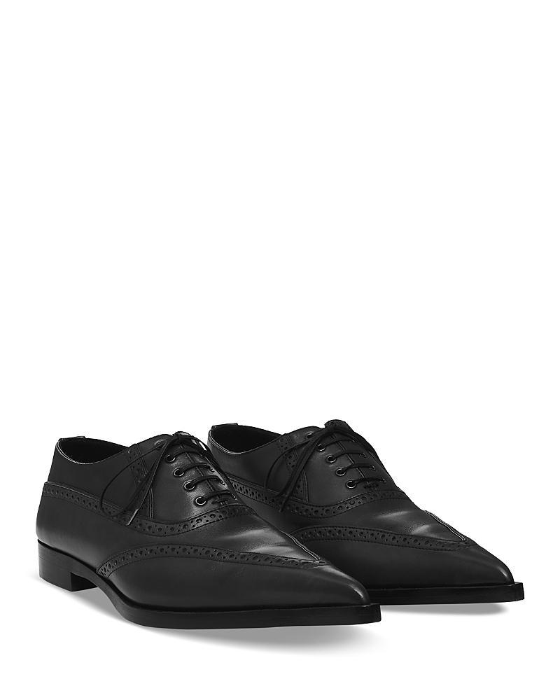 Mens Birdee Leather Point-Toe Loafers Product Image