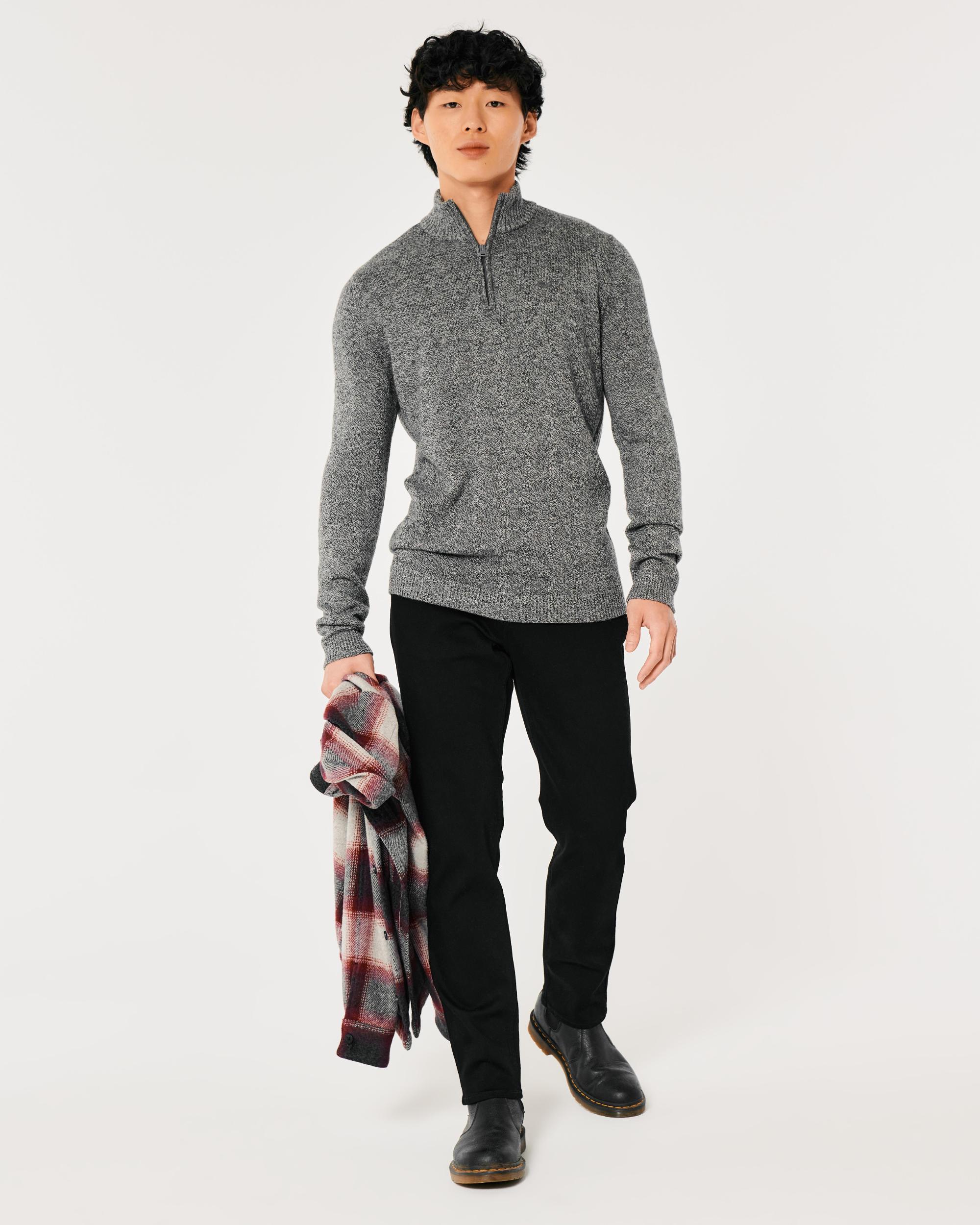 Light Wash Athletic Slim Straight Jeans Product Image
