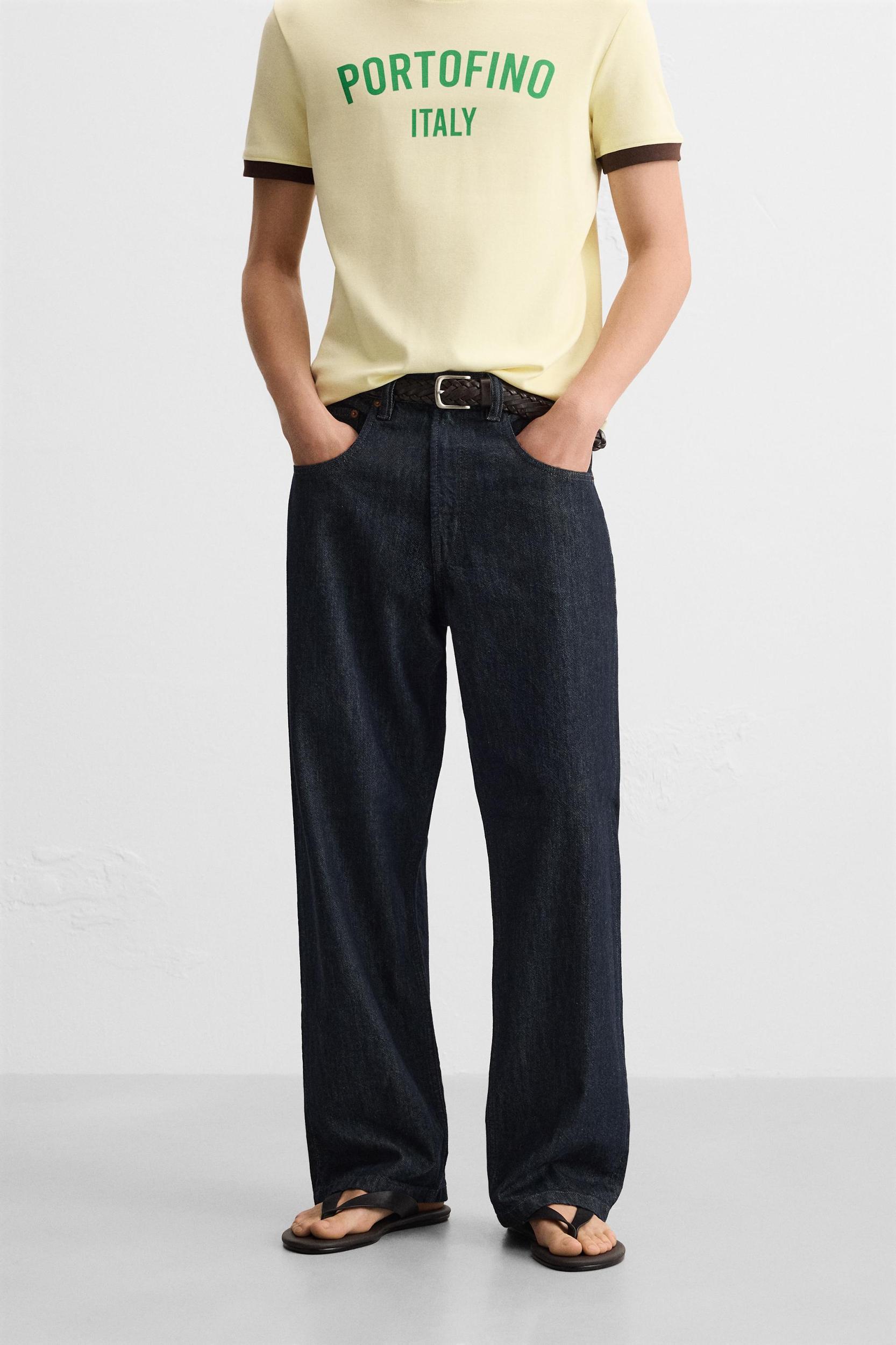LIGHTWEIGHT BAGGY FIT JEANS Product Image