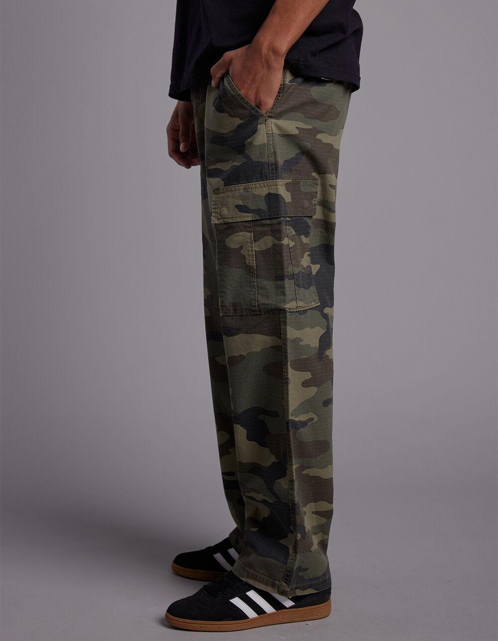 RSQ Mens Loose Cargo Ripstop Pants - ACORN Product Image