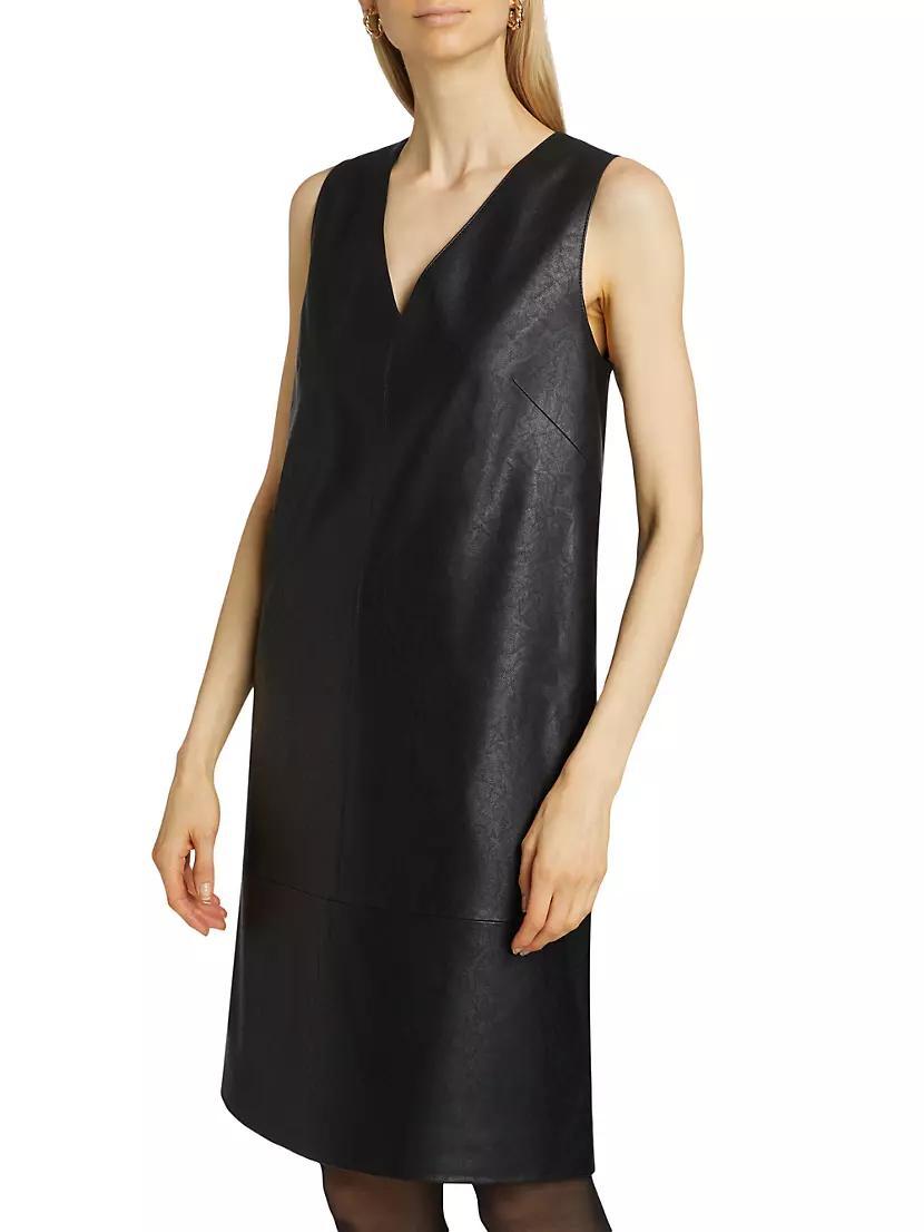 Graylen Faux Leather Shift Dress Product Image