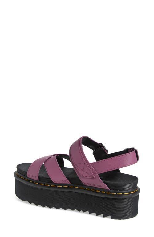 DR. MARTENS' Dr. Martens Voss Ii Quad Platform Slingback Sandal In Muted Purple Product Image
