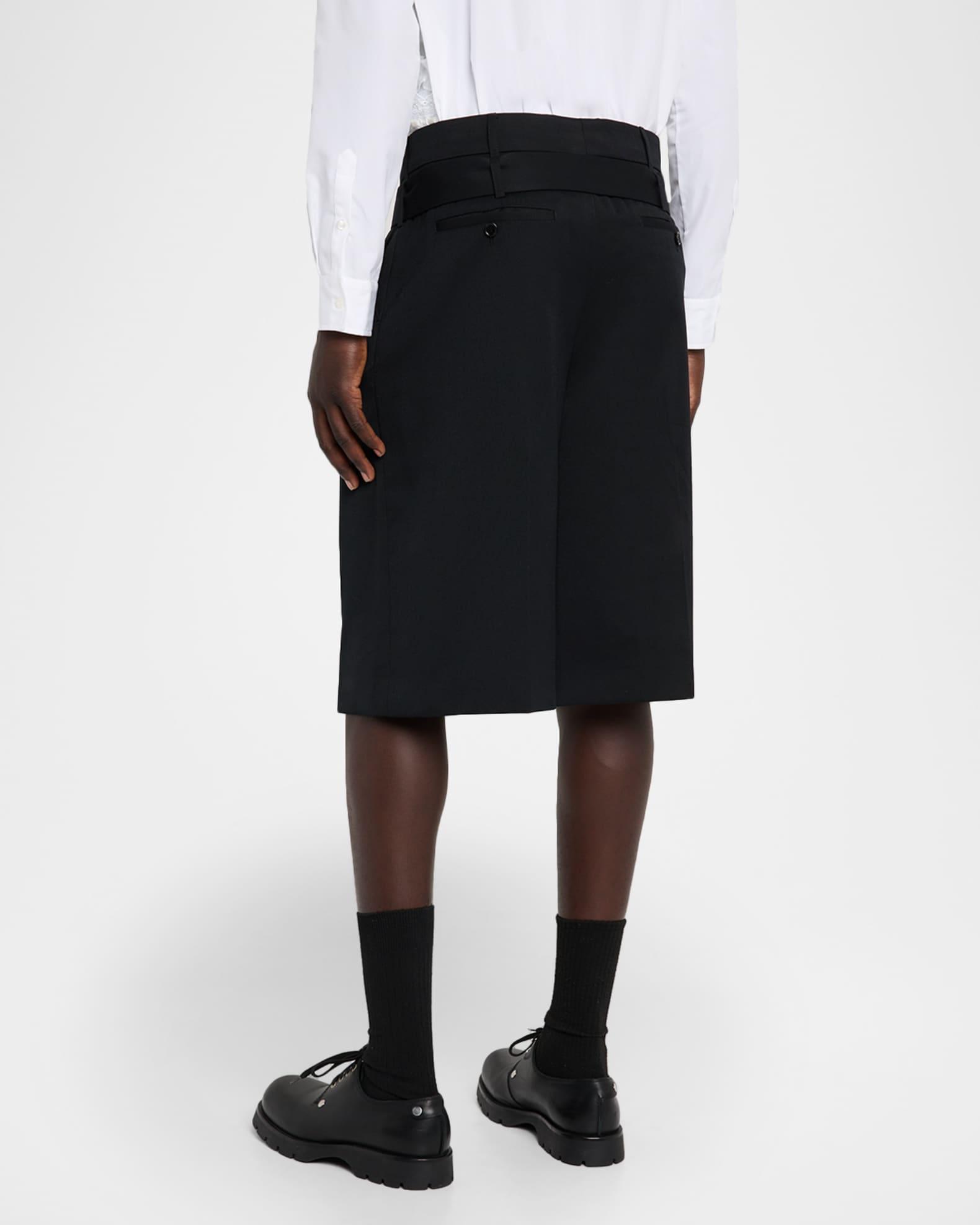 Men's Wide-Leg Multi-Belt Loop Shorts Product Image