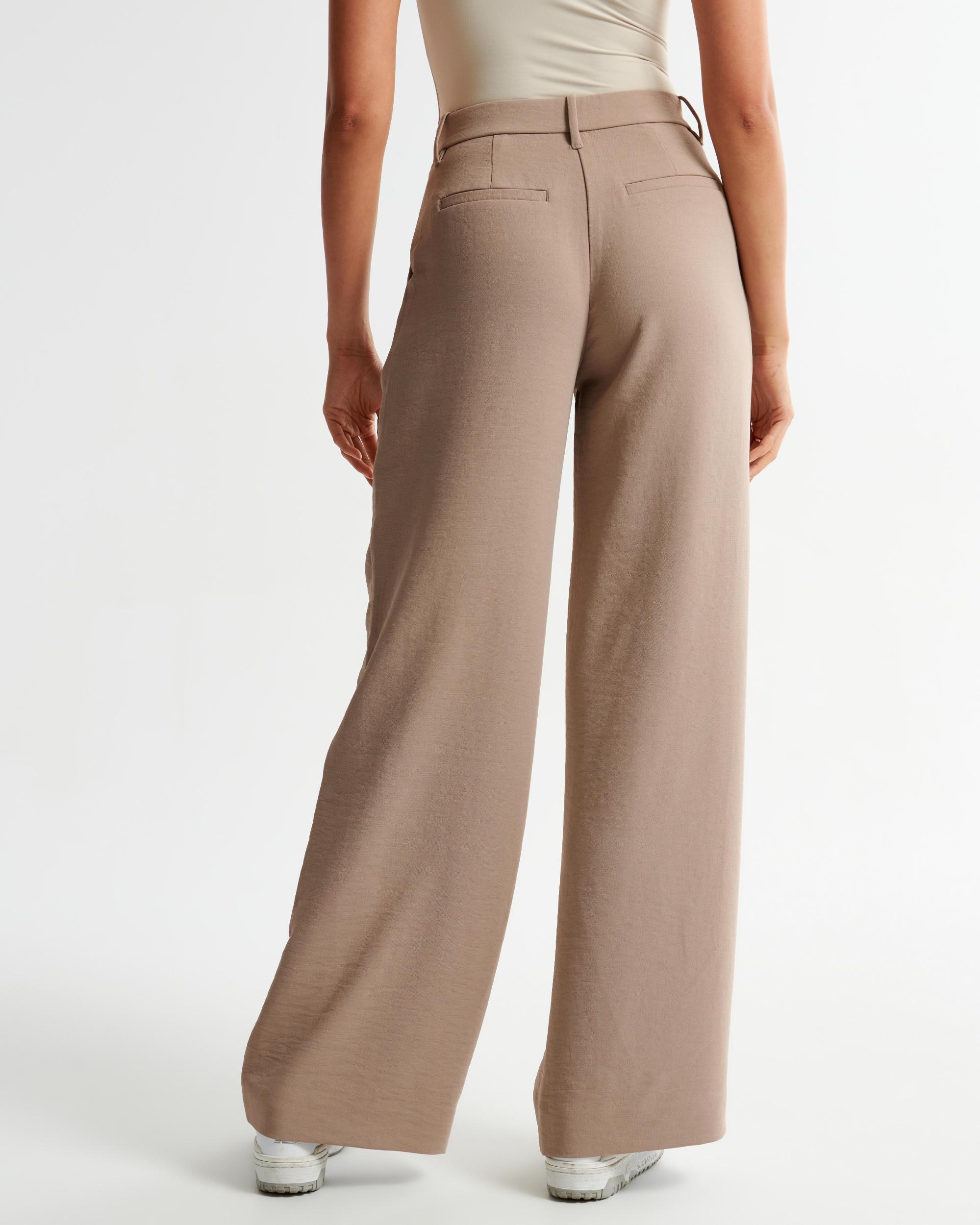A&F Harper Tailored Premium Crepe Pant Product Image