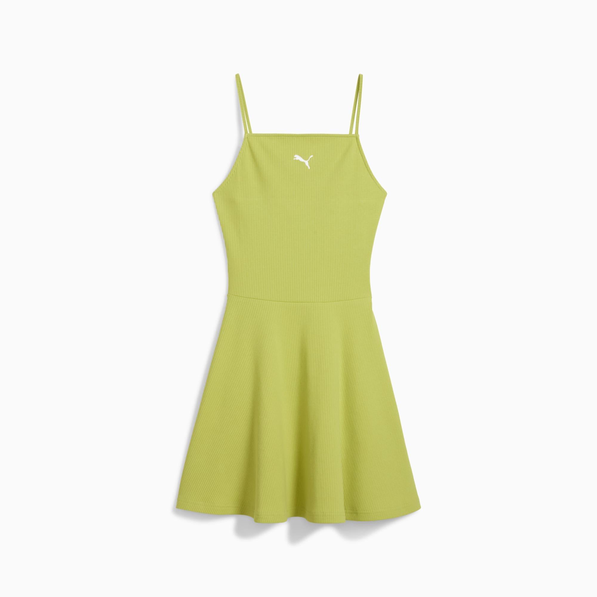 WARDROBE ESSENTIALS Women's Ribbed Flared Short Dress Product Image