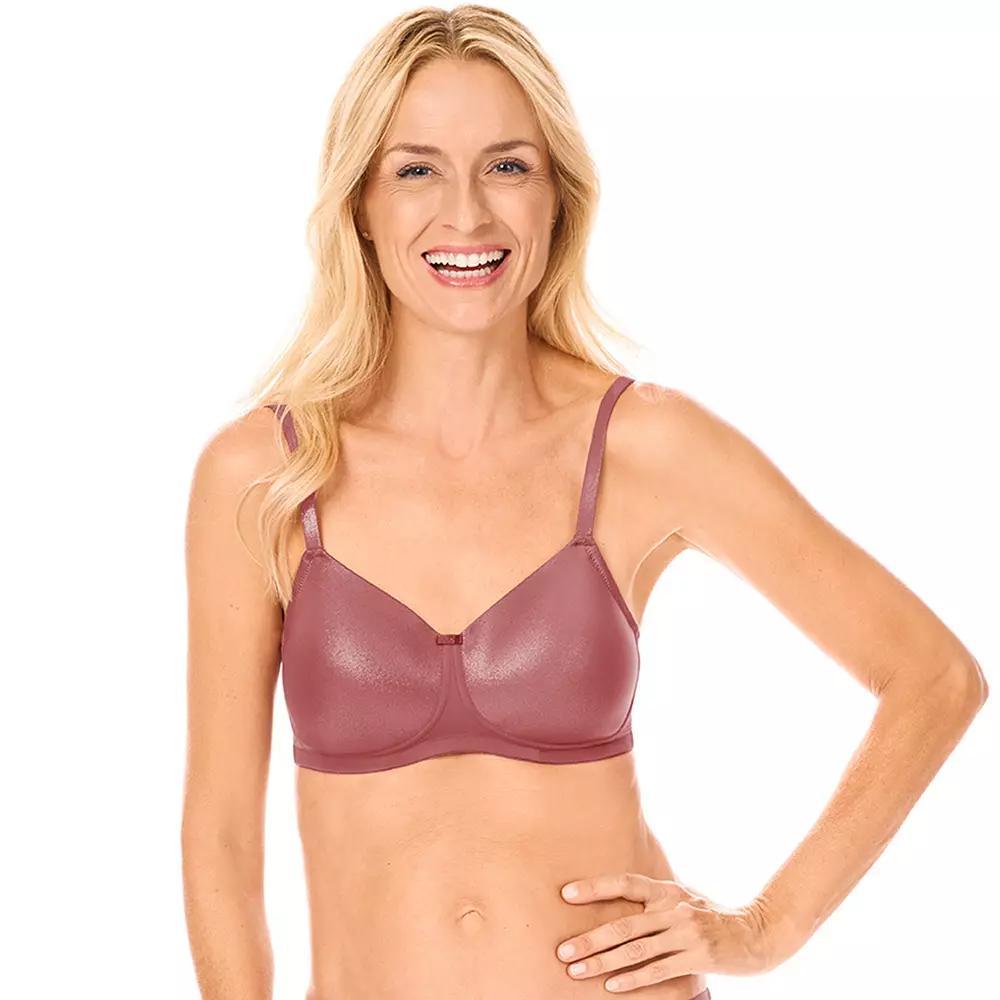 Amoena Ivy Wireless Padded Mastectomy Bra, Women's, Size: 34 Ddd, Sparkly Rouge Product Image