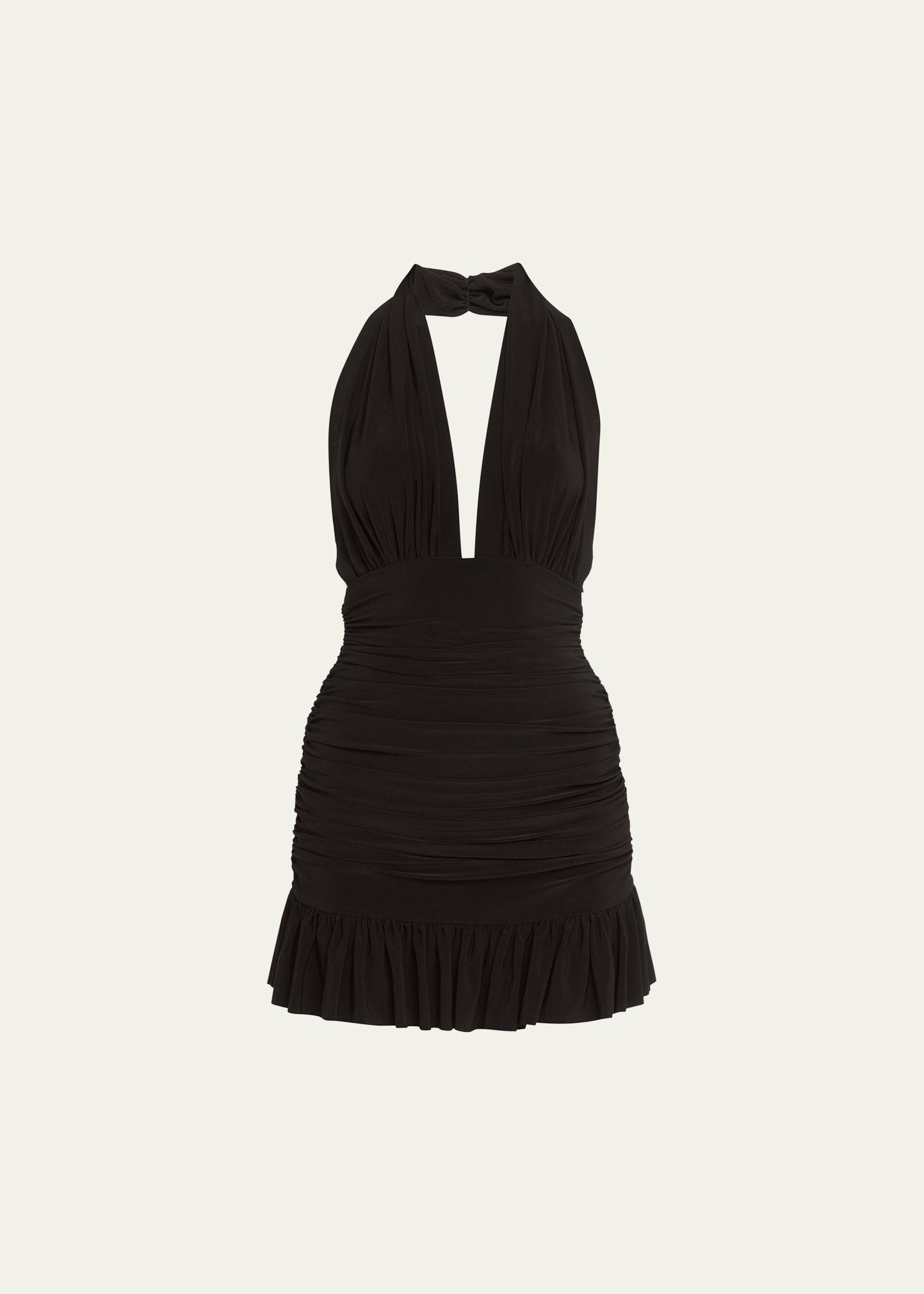 Ruffle Halter Mio One-Piece Swimdress Product Image