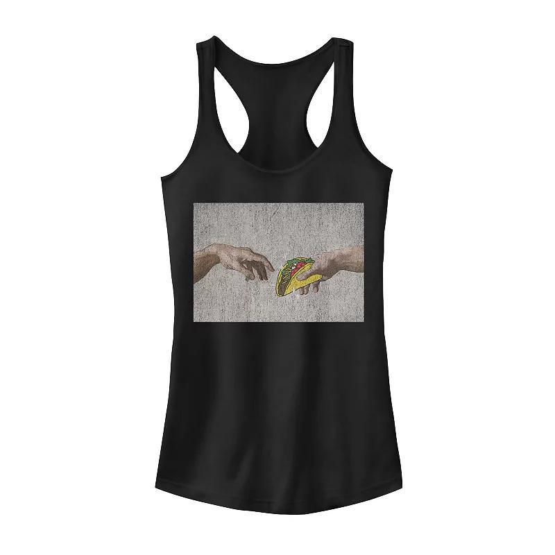 Juniors' Marvel Hero Heart Tank Top, Girl's, Size: Large, Black Product Image
