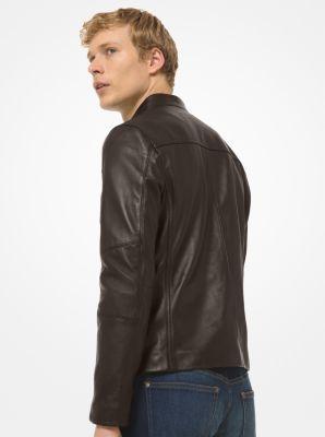 Leather Racer Jacket Product Image