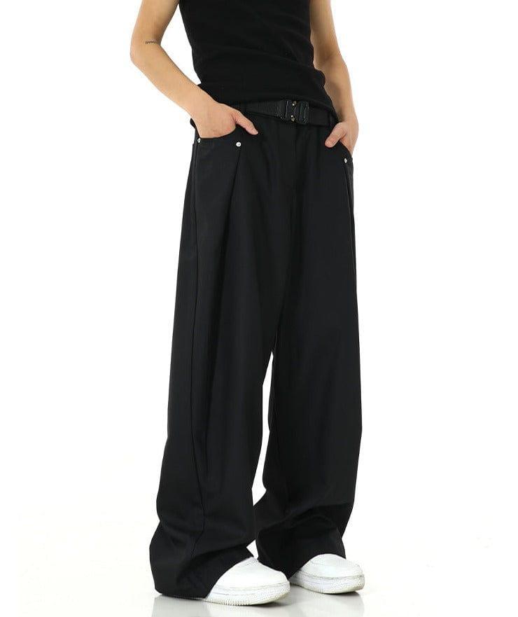 RT No. 9761 FOLDED WIDE PANTS Product Image