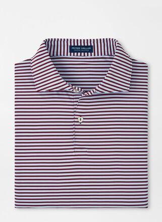 Peter Millar Mens Sawyer Performance Jersey Polo | Color: Vermouth | Size: L Product Image
