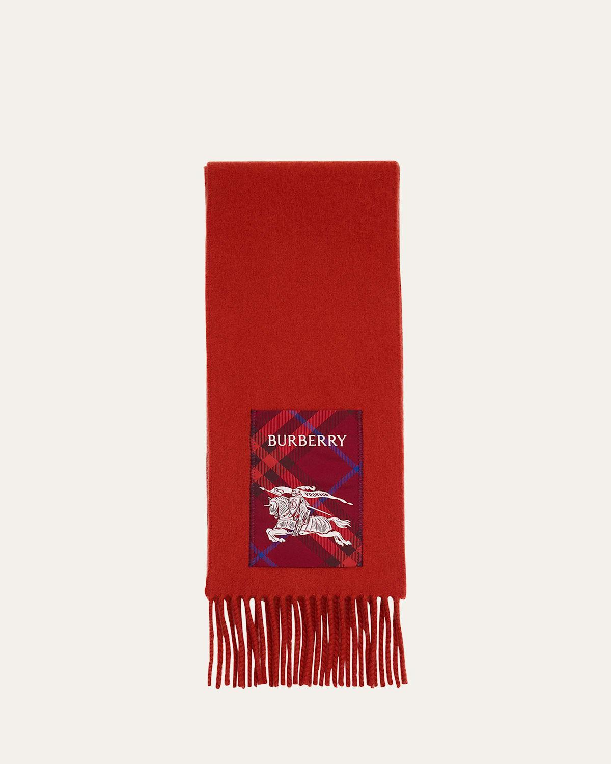 Mens Cashmere EKD Label Scarf Product Image