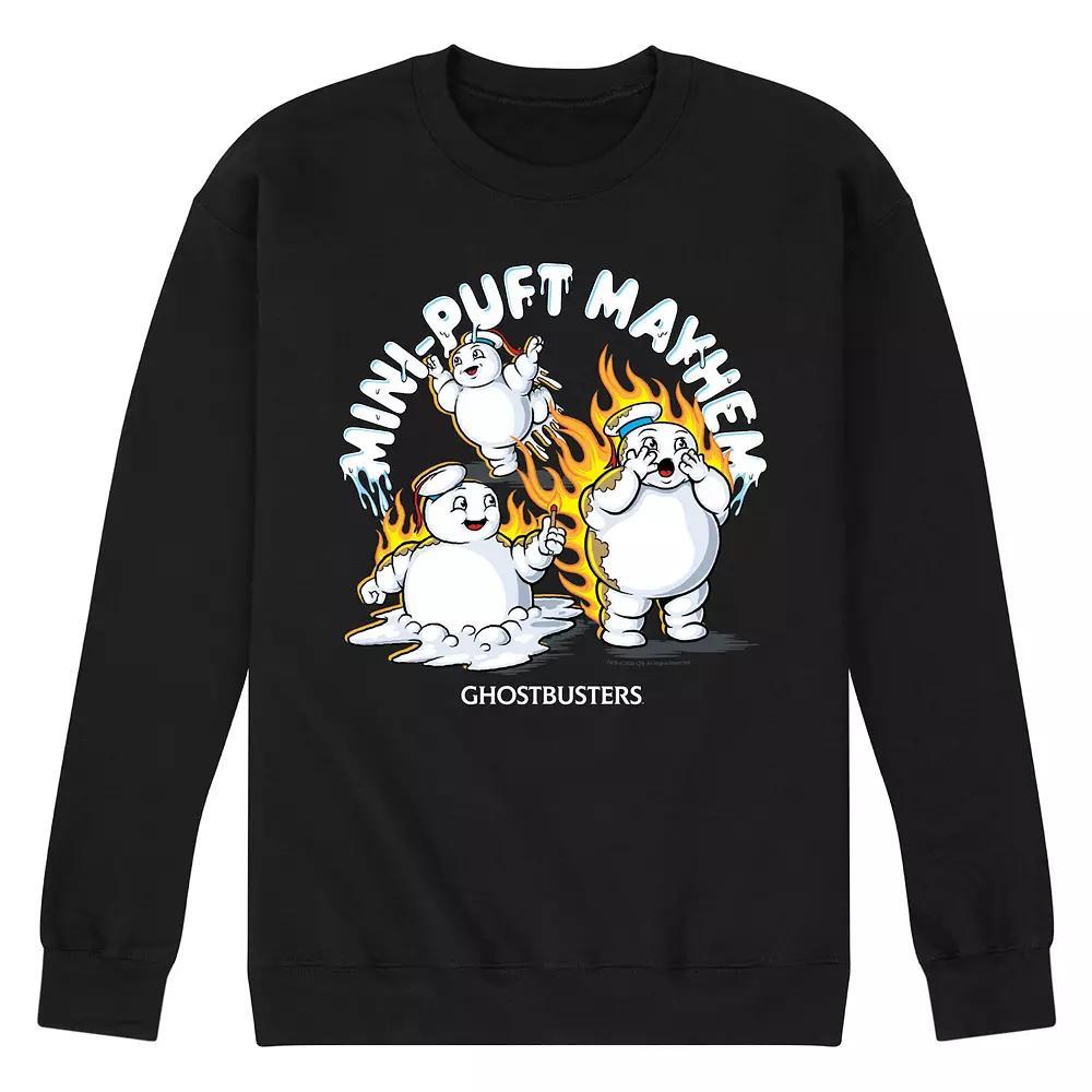 Mens Ghostbusters Frozen Empire Mini Pufts Fleece Sweatshirt Blue Product Image